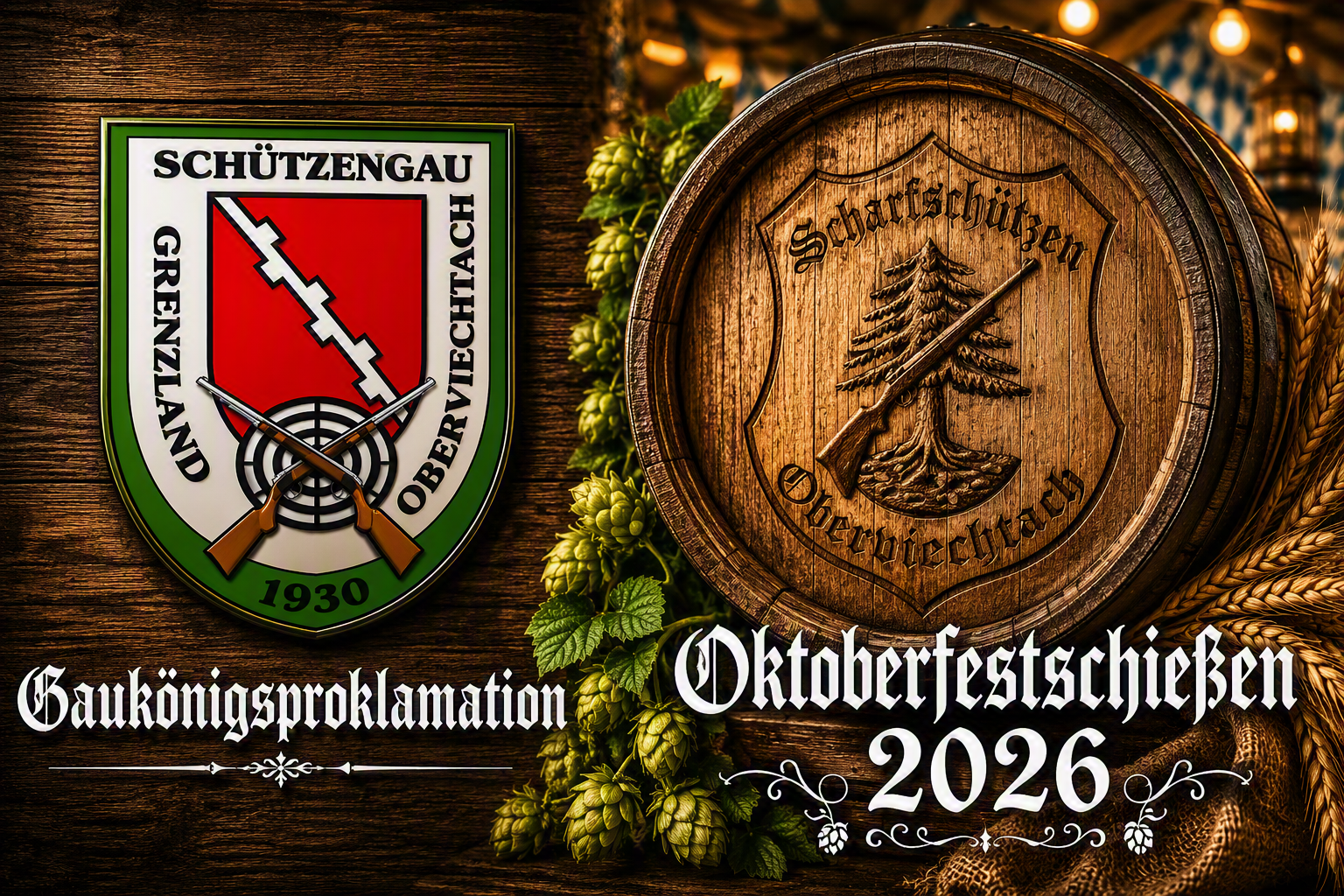 Der Oktober: Gaukönigsproklamation und Oktoberfestschießen 2026